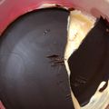 El cooksnap de Karen San Martín cuando hizo Manjarate - mousse dulce de leche - sweet milk mousse.