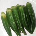 簡單煮 的 秋葵佐胡麻醬 cooksnap