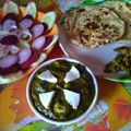 Sonika Gupta's cooksnap of when they made Creamy Palak Paneer.