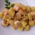 รูป Cooksnap ของ Aunaun Smile เมื่อเขาทำ กุ้งผัดมันฝรั่งกระเทียมพริกไทย