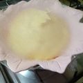 El cooksnap de Natali Bernal cuando hizo Crema pastelera.