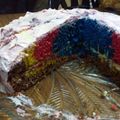 perfectnote's cooksnap of when they made Rainbow Tie Dye Cake.