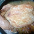 El cooksnap de Lorena Ovando cuando hizo Pollo Deshuesado Relleno.
