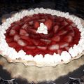 El cooksnap de María Eugenia cuando hizo Tarta de Gelatina con crema, y frutillas.