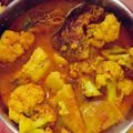 Runta Dutta's cooksnap of when they made সব্জী দিয়ে মাছের ঝোল (sabji diye macher jhol recipe in Bengali).