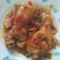 El cooksnap de Patricia Nerea Palomo cuando hizo Muslos de Pollo🍗 en salsa de verduras.