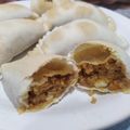 El cooksnap de Julieta Segale cuando hizo Empanadas de soja texturizada.