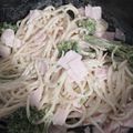 El cooksnap de Salvador de León Jiménez cuando hizo Espagueti blanco con brócoli 🥦😋.