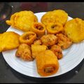 Juhi Prakash Sewani 's cooksnap of when they made Mix pakode.