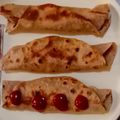 Falguni Shah's cooksnap of when they made વેજ. ચીઝ ફ્રેન્કી (Veg. Cheese Frankie Recipe In Gujarati).