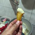 Cooksnap dari Vita Damayanti untuk resep Kentang goreng dan saos keju || Cheesy wedges ala KFC😋