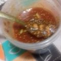 El cooksnap de Esther Soto cuando hizo Salsa de semillas.