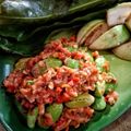 Cooksnap Ziana Chesaad semasa beliau membuat Sambal Totok Petai.