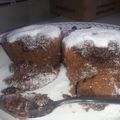 El cooksnap de Sharon Mohadeb cuando hizo Volcán de chocolate.