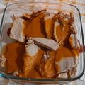 El cooksnap de Belia c cuando hizo Jamón asado en cazuela.
