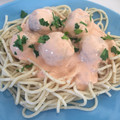 El cooksnap de adrianaSG cuando hizo Pasta con albóndigas fritas al tomate.