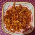 Cooksnap dari mputri untuk resep Jamur tiram pedas manis