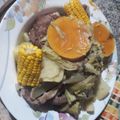 El cooksnap de Guillermo cuando hizo Puchero.