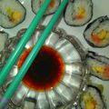 El cooksnap de Noemí cuando hizo Sushi, maki y nigiri.