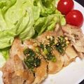 そらいろ猫's cooksnap of when they made 鶏肉のソテー☆ライム風味ねぎだれ.
