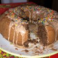 El cooksnap de Camila cuando hizo Bizcocho navideño de chocolate.