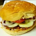 Pooja Pande's cooksnap of when they made Mayo Salad Burger.