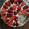 El cooksnap de Carolina Navarro cuando hizo Tarta de frutilla.