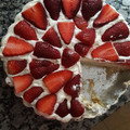 El cooksnap de Carolina Navarro cuando hizo Tarta de frutilla.