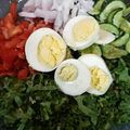Nazia Qureshi's cooksnap of when they made Nigerian local salad 🥗.