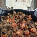 El cooksnap de Tatina cuando hizo Bocaditos de merluza con salteado Mediterráneo.