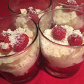 El cooksnap de Mariate cuando hizo Vasitos de Mousse de Chocolate Blanco con Frambuesas.