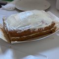 El cooksnap de Julia cuando hizo Carrot cake con almendras laminadas (mambo).