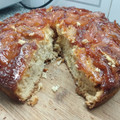 El cooksnap de Carina Ferriello cuando hizo Torta de manzana 🍎 invertida con 1 solo huevo.