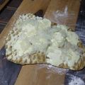 El cooksnap de Malvina Freyre cuando hizo Pizza a la parrilla.