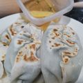 Lara Reyes's cooksnap of when they made Jingalov hats Armenian herb stuffed flatbread .