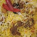 Zobia Sajjad's cooksnap of when they made BEEF_PULAO_BIRYANI.