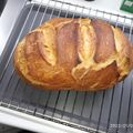 Andrea Kolozsvári Cooksnap-ja, amikor elkészítette a(z) Hűtőben kelt házi kenyér receptet.