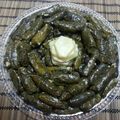 براءة هلال 's cooksnap of when they made محشي ورق عنب.