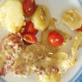 El cooksnap de El Jorge cuando hizo Patatas al horno con queso y bacon.