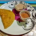  ~Sushma Mishra Home Chef का कुकस्नैप जब उन्होंने पनीर स्टफ्ड बेसन चीला (Paneer stuffed besan cheela recipe in hindi) बनाया था।