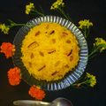 @shipra verma का कुकस्नैप जब उन्होंने केसरिया मीठे भात (Kesariya Meethe Bhat Recipe in Hindi) बनाया था।