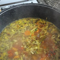 El cooksnap de Lorena Ovando cuando hizo Guiso de lentejas vegetariano/vegano 💚.