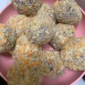 Cooksnap dari Pupuy untuk resep Bola Ubi Ungu Isi Coklat Lumer
