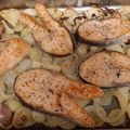 El cooksnap de Ali cuando hizo Salmón al horno con patatas panaderas.