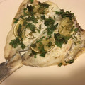 El cooksnap de Irene-Guirao cuando hizo Dorada a la espalda.