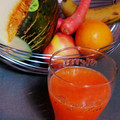 El cooksnap de Maurice Colmener cuando hizo Zumo de zanahoria y naranja con espuma de melón.
