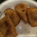 El cooksnap de Ana Maria. Cerda cuando hizo Pierogi ruskie (receta polaca).