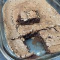 El cooksnap de gabriela cuando hizo Brownie con cacao de chocolatada.