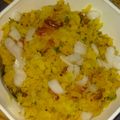 Anchal Gudiya's cooksnap of when they made Kanda poha.