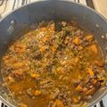 El cooksnap de desdelatierra2 cuando hizo Salsa bolognesa.